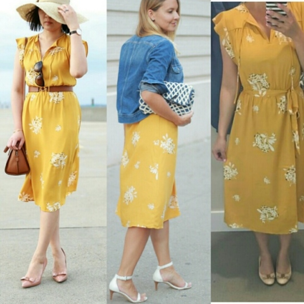 🍍The Loft Yellow SunDress🍍